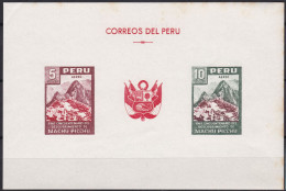 Peru Bl 4, Block Of 603, 604 ** From 1961, Slightly Stored, Brands Impeccable #c798 Lot8 - Perú