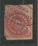 Escudito 5c C Ancha Matasello Concordia - Unused Stamps