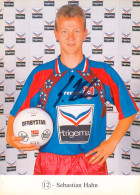 Fußball-Autogrammkarte AK Sebastian Hahn KFC Uerdingen 05 95-96 FC Bayer Krefeld Rot-Weiss Essen RW VV St. Truiden FAK - Autographes
