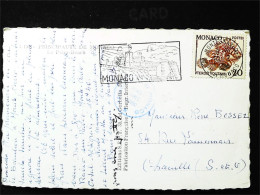 ►MONACO TIMBRE Poisson Pterois Volitans  Sur CP  1962  (Rascasse) - Storia Postale