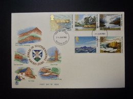 Great Britain - FDC - 1981 - 1 Envelope - Golden Jubilee Scottish National Trust - With Insert - Cancel Southend-on Sea - 1981-1990 Dezimalausgaben