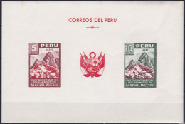 Peru Bl 4, Block Of 603, 604 ** From 1961, Slightly Stored, Brands Impeccable #c798 Lot12 - Perú