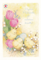 Postal Stationery - Easter Flowers - Chicks - Eggs - Red Cross 2010 - Suomi Finland - Postage Paid - RARE - Entiers Postaux