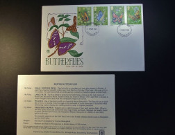 Great Britain - FDC - 1981 - 1 Envelope - Butterflies - With Insert - Cancel Southend-on-Sea - 1981-1990 Dezimalausgaben