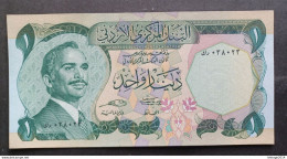 BANKNOTE الأردن JORDAN JORDAN 1 DINAR KING HUSSEIN 1975 UNCIRCULATED SUPERB ! - Jordanie