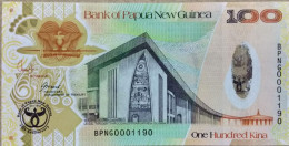 Papua New Guinea 100 Kina ND 2008 35th Anniversary Commemorative P-37 - Papua Nueva Guinea