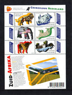 Nederland NVPH 2844-49 V2844-49c Vel Grenzeloos Nederland Zuid Afrika 2011 Postfris MNH Netherlands Relationship - Nuevos