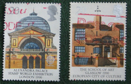 EUROPA Buildings London Glasgow (Mi 1261 1263) 1990 Used Gebruikt Oblitere ENGLAND GRANDE-BRETAGNE GB GREAT BRITAIN - Used Stamps