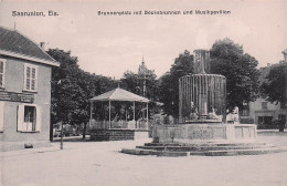 Sarre  Union - Brunneplatz Mit Bocksbrunnen Und Musikpavillon - CPA °J - Sarre-Union