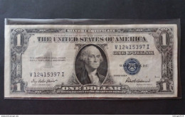 UNITED STATE EE.UU ÉTATS-UNIS US USA George Washington, 1732-1799 ONE DOLLAR CERTIFICATE SILVER 1 $ - Certificati D'Argento (1928-1957)