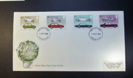 Great Britain - FDC - 1982 - 1 Envelope - British Motor Cars - With Insert - Cancellation Southend-on-Sea - 1981-1990 Decimale Uitgaven