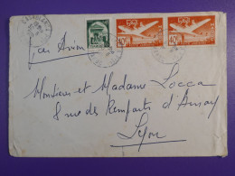 DM3  MAROC  BELLE LETTRE   1955 CASABLANCA A LYON FRANCE  +AFF.   INTERESSANT+ + - Storia Postale