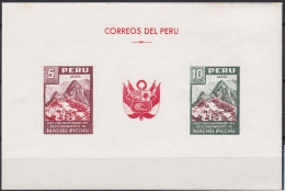 Peru Bl 4, Block Of 603, 604 ** From 1961, Slightly Stored, Brands Impeccable #c798 Lot18 - Perú