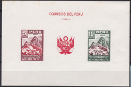 Peru Bl 4, Block Of 603, 604 ** From 1961, Slightly Stored, Brands Impeccable #c798 Lot22 - Perú