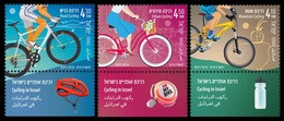 2019	Israel	2686-2688	Cycling In Israel - Ongebruikt (met Tabs)