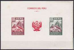 Peru Bl 4, Block Of 603, 604 ** From 1961, Slightly Stored, Brands Impeccable #c798 Lot34 - Peru