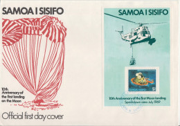 Samoa SS On FDC - Oceania
