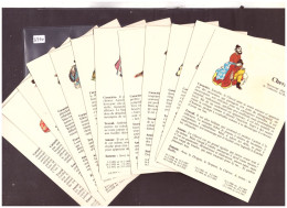 ASTROLOGIE CHINOISE - 12 CARTES 10x15cm - TEXTES ET DESSINS DE CATHERINE AUBIER - TB - Astrology