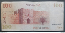 BANKNOTE ISRAEL 100 SHEKEL SHEQALIM 1979 BEAUTIFUL CONSERVATION - Israele