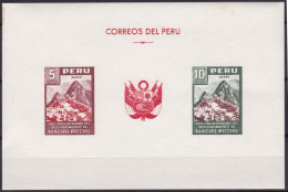 Peru Bl 4, Block Of 603, 604 ** From 1961, Slightly Stored, Brands Impeccable #c798 Lot43 - Peru