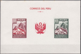 Peru Bl 4, Block Of 603, 604 ** From 1961, Slightly Stored, Brands Impeccable #c798 Lot44 - Peru