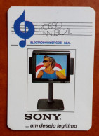 Calendrier De Poche, Sony. 1988 - Tamaño Pequeño : 1981-90