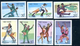 Vietnam Viet Nam MNH Imperf Stamps 1989 : Figure Skating (Ms569) - Vietnam