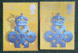 Queen's Awards Export, Technology (Mi 1266-1267) 1990 Used Gebruikt Oblitere ENGLAND GRANDE-BRETAGNE GB GREAT BRITAIN - Oblitérés