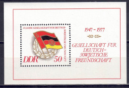 DDR 1977 - 30 Jahre DSF, Block 47, Postfrisch ** / MNH - 1971-1980