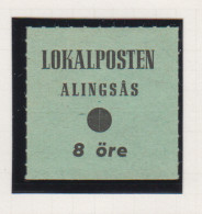 Zweden Lokale Zegel Cat. Facit Sverige 2000 Private Lokaalpost Alingsas 1B Ongebruikt - Emissions Locales