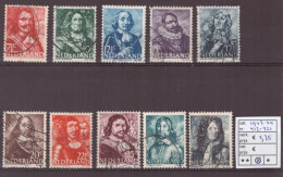 Netherlands Stamps Used 1943-44,  NVPH Number 412-421, See Scan For The Stamps - Usati