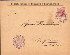 604079 | Dekorativer Dienstbrief Der Fachschule Für Feinmechanik Mit Zeugnis, Uhr | Villingen-Schwenningen (Baden) (W 77 - Relojería