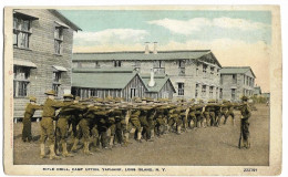 LONG ISLAND (N.Y.) Camp Upton, Yaphank. Rifle Drill Ed. Sackett & Wilhelms 222791 - Long Island