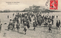 St Malo * 1908 * Récréation Sur La Grève * Enfants Jeux - Saint Malo