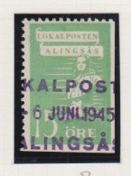Zweden Lokale Zegel Cat. Facit Sverige 2000 Private Lokaalpost Alingsas 10 - Local Post Stamps