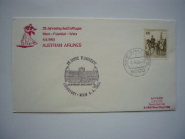 Avion / Airplane / AUSTRIAN AIRLINES / Douglas MD-81 / 25 Jahre / 31.03.1983 - Sonstige & Ohne Zuordnung