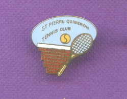 Rare Pins Tennis Club St Pierre Quiberon Morbihan Bretagne Egf Q578 - Tenis