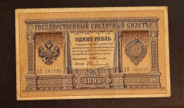 1 Ruble Rubel 1898 Russia Timashev - Ovchinnikov - Russia