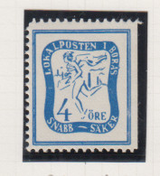 Zweden Lokale Zegel Cat. Facit Sverige 2000 Private Lokaalpost Boras 2 Rechts Opngetand - Local Post Stamps
