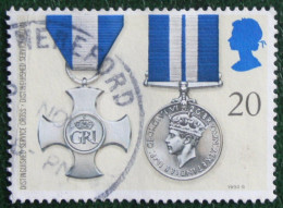 Awards Bravery Medals (Mi 1294) 1990 Used Gebruikt Oblitere ENGLAND GRANDE-BRETAGNE GB GREAT BRITAIN - Used Stamps