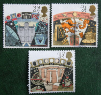 Observatorium Armagh (Mi 1296 1298-1299) 1990 Used Gebruikt Oblitere ENGLAND GRANDE-BRETAGNE GB GREAT BRITAIN - Usados