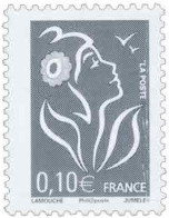 Marianne De Lamouche - 0,10 € - Gris - Type II - Phil@poste - (2006) - Y & T N° 3965 ** - 2004-2008 Marianne Of Lamouche