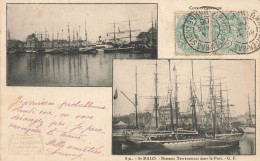 St Malo * 1905 * Bateaux Terreneuvas Dans Le Port * Voiliers Terreneuviers Terre Neuve Terre Neuvas - Saint Malo