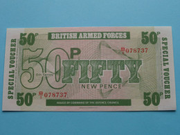 50 New Pence > BRITISH ARMED FORCES > 6th Series ( For Grade, Please See SCANS ) UNC ! - Autorità Militare Britannica