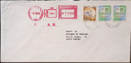 Torino Via S. Secondo 2.10.1996 Alto Valore L.2000 X2 Castello L.150 - Affrancatura Meccanica - 1991-00: Storia Postale