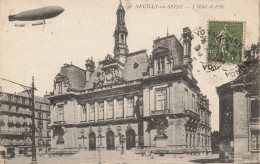 Neuilly Sur Seine * Aviation * Ballon Dirigeable Zeppelin * Pplace Et Hôtel De Ville - Colombes