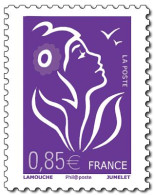 Marianne De Lamouche - 0,85 € - Violet Rouge - Phil@poste - (2006) - Y & T N° 3968 ** - 2004-2008 Marianne Of Lamouche