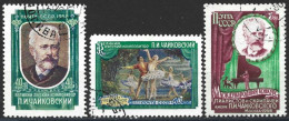 Russia 1958. Scott #2044-6 (U) Peter Ilich Tchaikovsky And The Swan Lake Ballet  *Complete Set* - Oblitérés