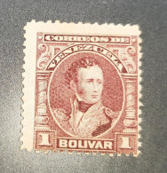 1904 1 Bolivar Yvert 114 MH - Venezuela