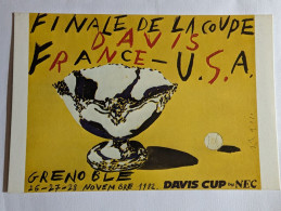 CP - Finale De La Coupe Davis 1982 - Illustrateur Arroyo - Tenis